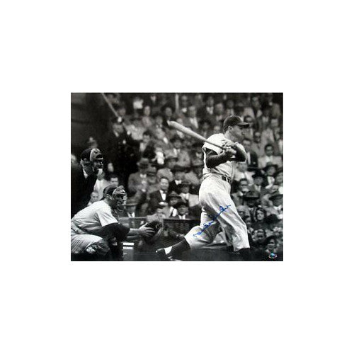 Duke Snider signed Brooklyn Dodgers Vintage B&W Batting 16x20 Photo-JSA Holo