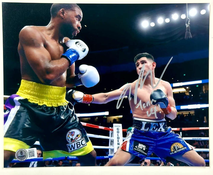 Alexis Rocha signed "Team Lex" 8x10 photo boxing autograph (B) ~ Beckett BAS