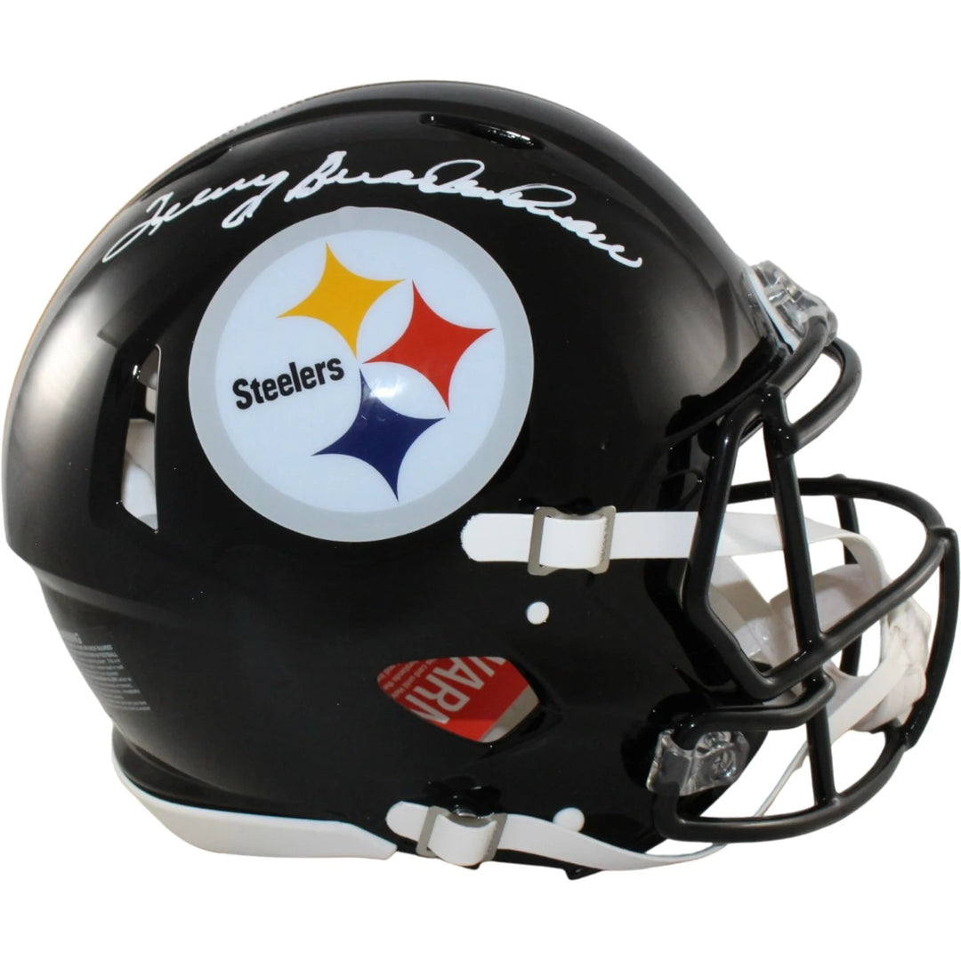 Terry Bradshaw Autographed Pittsburgh Steelers Authentic Helmet Beckett W 58318