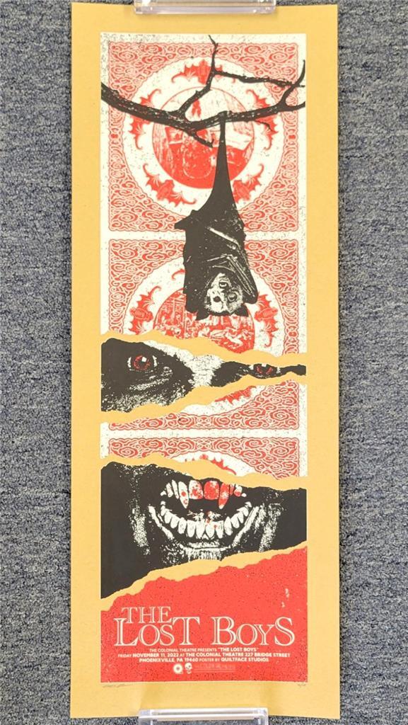 The Lost Boys 9x24 Lithograph Mondo Art Print QFSChris Garofalo #'ed /50