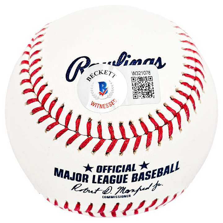 Jim Kaat Signed Official MLB Baseball Twins Cardinals "HOF 2022" Beckett Witness