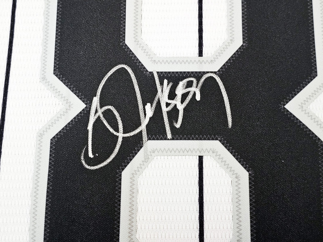 White Sox Bo Jackson Signed White Pinstripe Nike Jersey Size L Beckett Wit