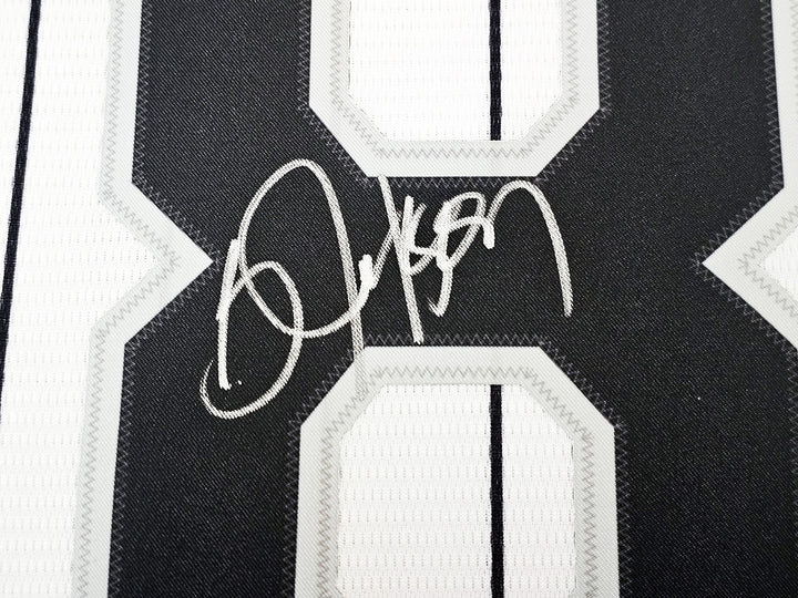 White Sox Bo Jackson Signed White Pinstripe Nike Jersey Size L Beckett Wit