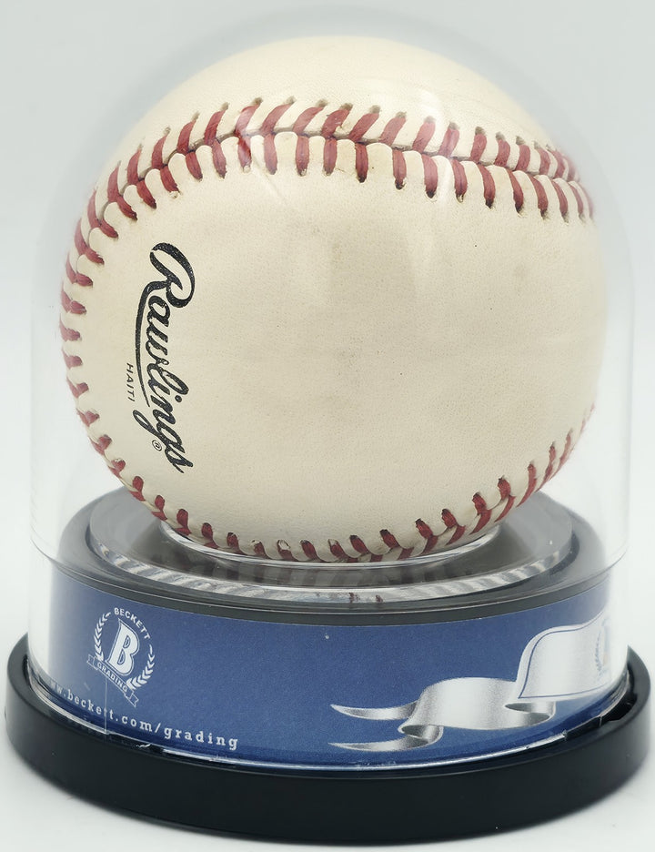 Hank Aaron Signed Official NL Baseball Braves Sig 9 Beckett #18630570