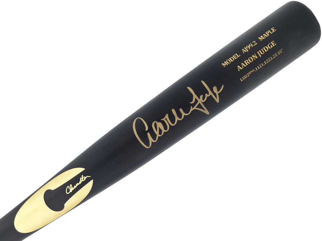 Aaron Judge Signed Black Chandler Model AJ99.2 Maple Baseball Bat Yankees