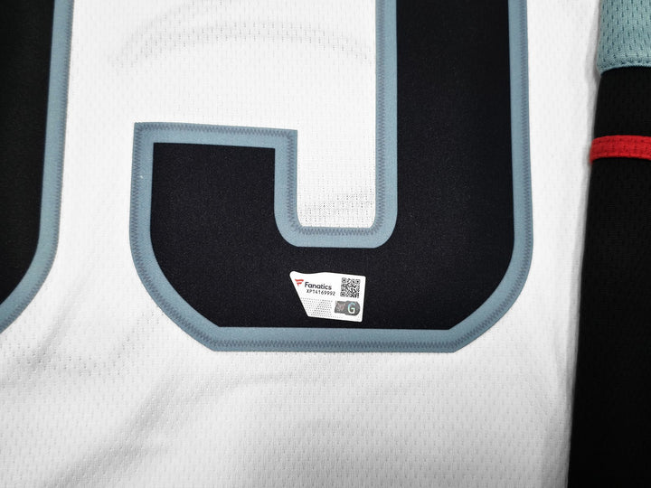 Seattle Kraken Andre Burakovsky Auto White Fanatics Jersey Size XL Fanatics Holo