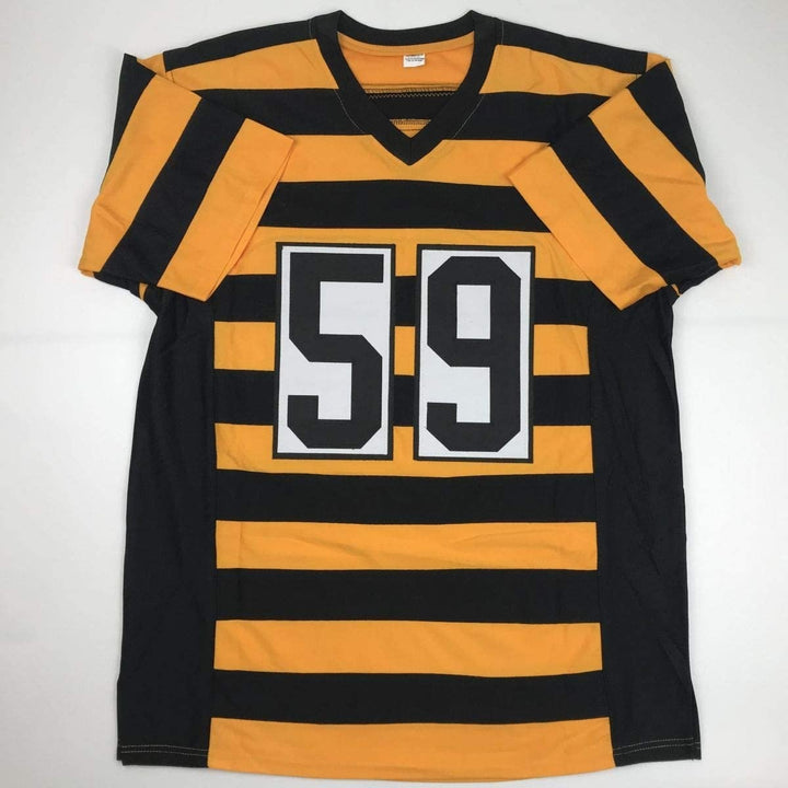 Signed JACK HAM HOF 88 Pittsburgh Bumble Bee Jersey JSA COA Auto