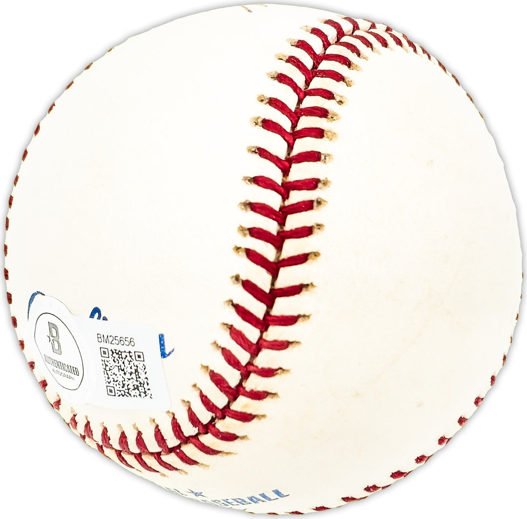 Herb Adams Signed Official MLB Baseball Chicago White Sox Beckett QR #BM25656