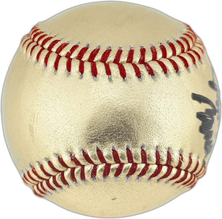 Johnny Bench Auto Official Gold Reds Logo Baseball Reds Logo Fanatics & MLB Holo