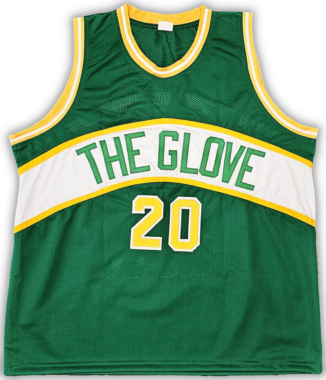 Seattle Supersonics Gary Payton Autographed Signed Green Jersey "The Glove" JSA