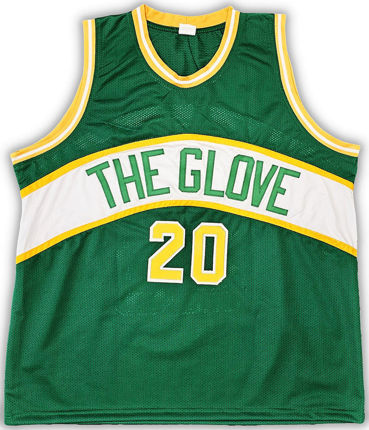 Seattle Supersonics Gary Payton Autographed Signed Green Jersey "The Glove" JSA