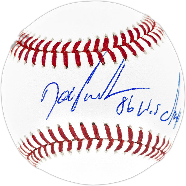 Dwight "Doc" Gooden Signed MLB Baseball New York Mets "86 WS Champs" Beckett Wit