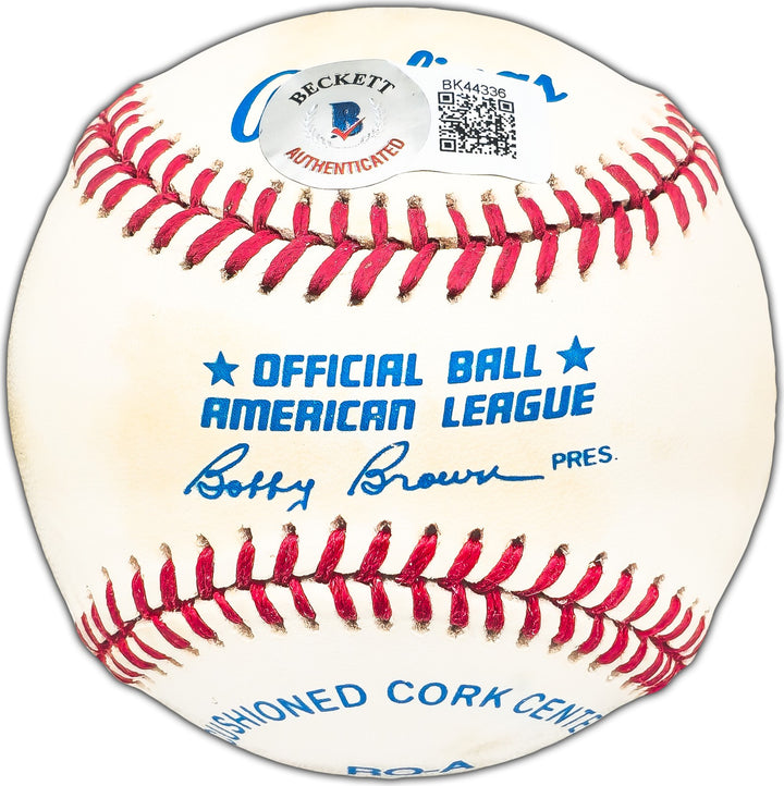 Calvin Griffith Signed Official AL Baseball Minnesota Twins Owner Beckett