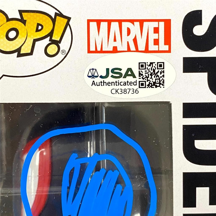 Artists Hawkins, J. Dos Santos, Thompson signed Spider-Verse Funko Pop auto JSA