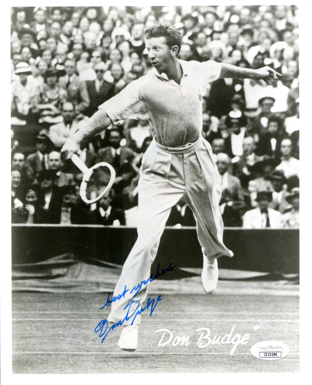 Don Budge Autographed 8x10 Photo (JSA)