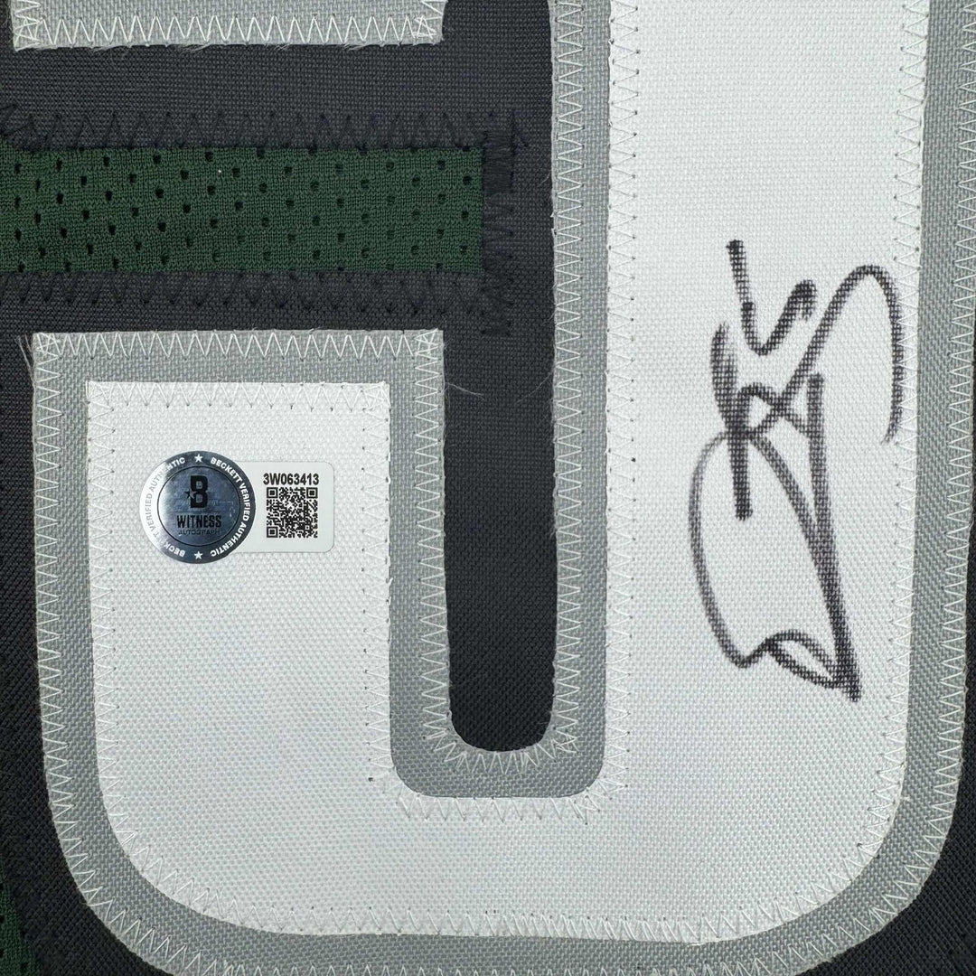 Autographed/Signed DONOVAN MCNABB Philadelphia Green Jersey Beckett COA