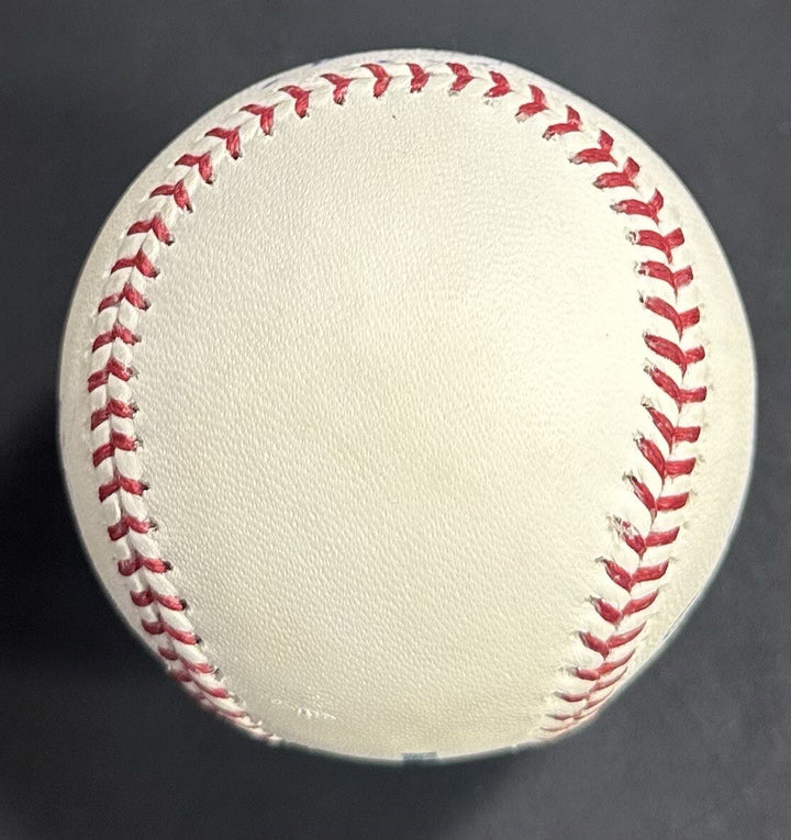 Albert Pujols Signed Official MLB Baseball LA Angels Scioscia 4 Auto PSA LOA