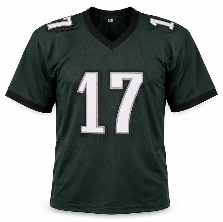 Philadelphia Eagles Alshon Jeffery Signed Green Jersey Beckett BAS Witness