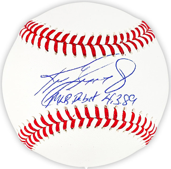 Ken Griffey Jr. Signed MLB Baseball Mariners "MLB Debut 4-3-89" Beckett Wit