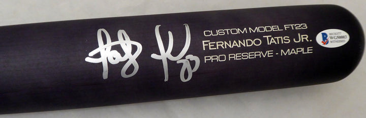 Fernando Tatis Jr. Signed Matte Black Victus Game Model Bat San Diego Padres