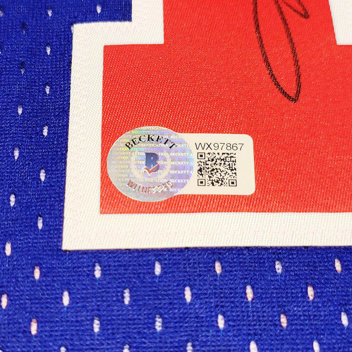 Jazz Karl Malone Auto Blue Authentic Mitchell Ness 1992 ASG Jersey Sz XL Beckett