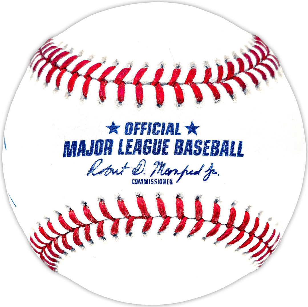 Adrian Beltre Signed Official HOF Logo MLB Baseball Texas Rangers Beckett Wit