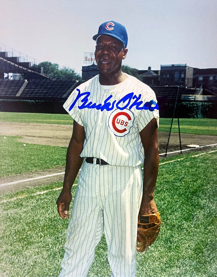 Buck O'Neil signed Chicago Cubs 8x10 Photo- CSA LOA (Negro Leagues/KC Monarchs)