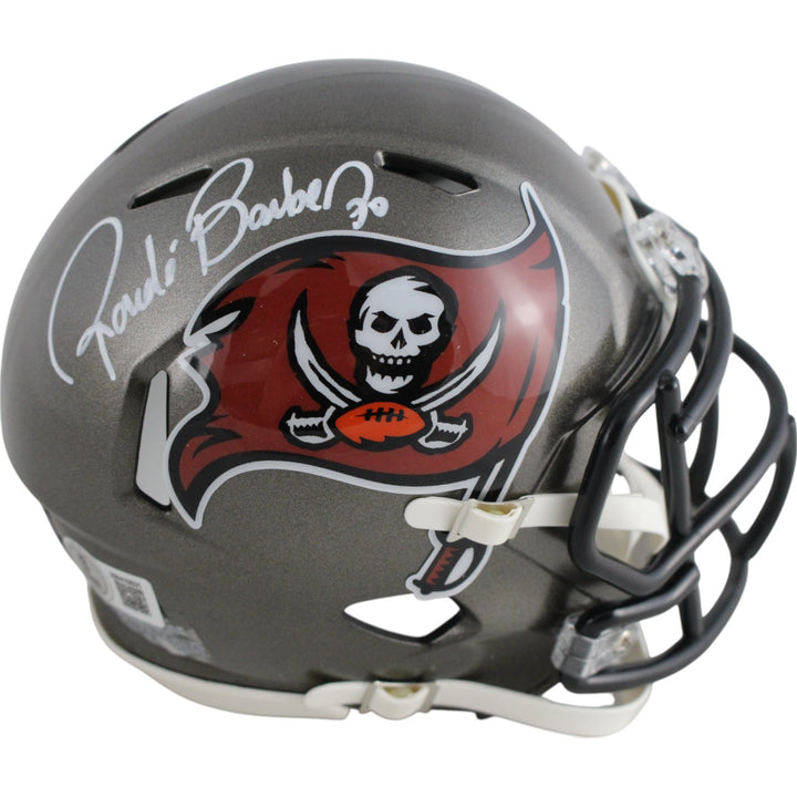 Ronde Barber Autographed Tampa Bay Buccaneers TB 97-13 Mini Helmet Beckett 49229