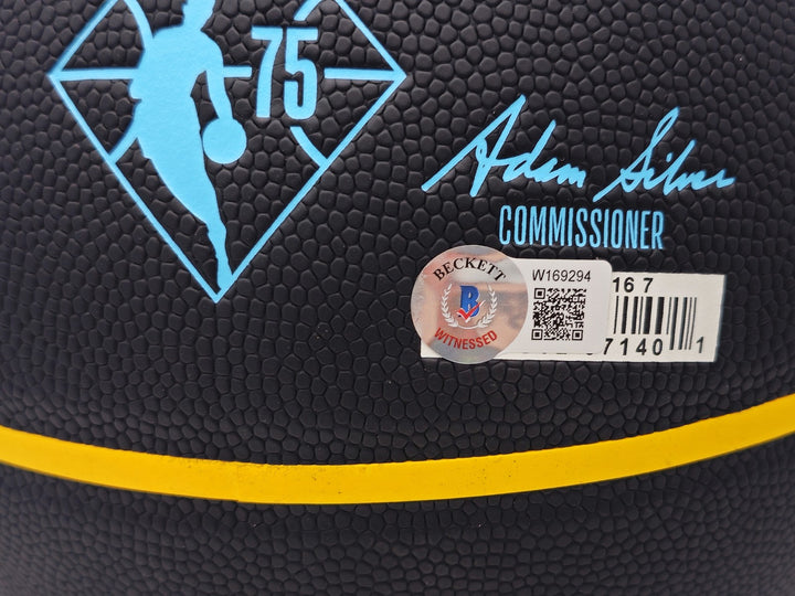 Shaquille Shaq O'Neal Auto 75th Anniversary City Edition Basketball Heat Beckett
