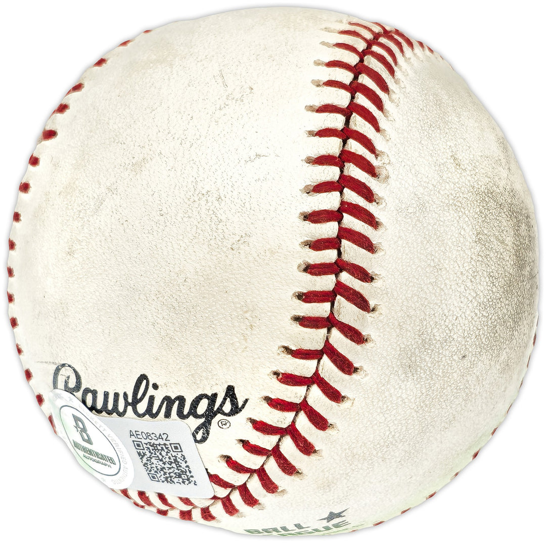 Willie Mays Signed Feeney NL Baseball Giants To Jack Best Vintage Sig Beckett