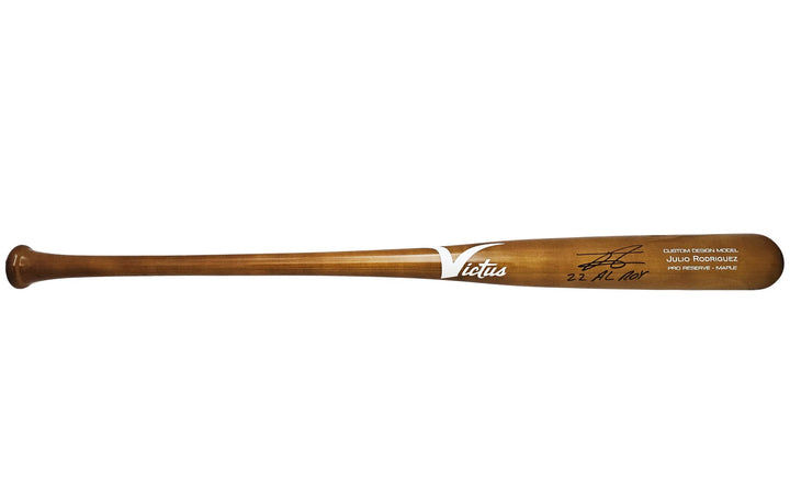 Julio Rodriguez Auto Brown Victus Pro Reserve Baseball Bat Mariners ROY Fanatics