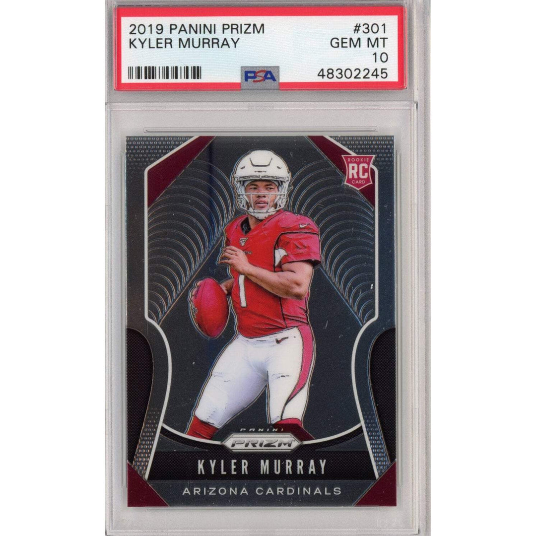 Graded 2019 Panini Prizm Kyler Murray #301 Rookie RC Football Card PSA 10 Mint
