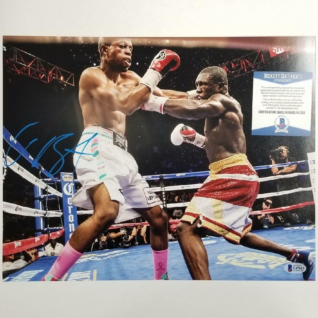 Andre Berto signed 11x14 Photo WBC Boxing Champ Autograph ~ Beckett BAS COA
