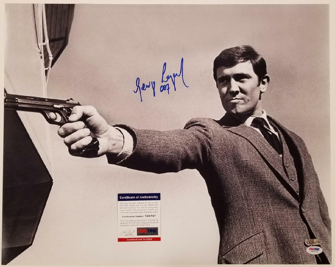 George Lazenby signed 007 James Bond 16x20 Photo #4 Autograph (A) ~ PSA/DNA COA