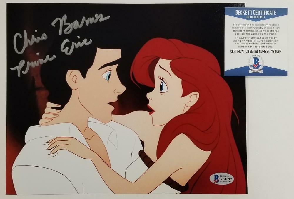 Christopher Barnes signed "Prince Eric" Little Mermaid 8x10 Photo #5 ~ BAS COA