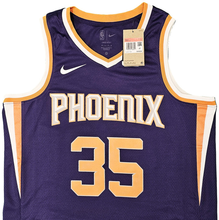 Phoenix Suns Kevin Durant Signed Purple Nike Icon Edition Jersey Size 48 Beckett