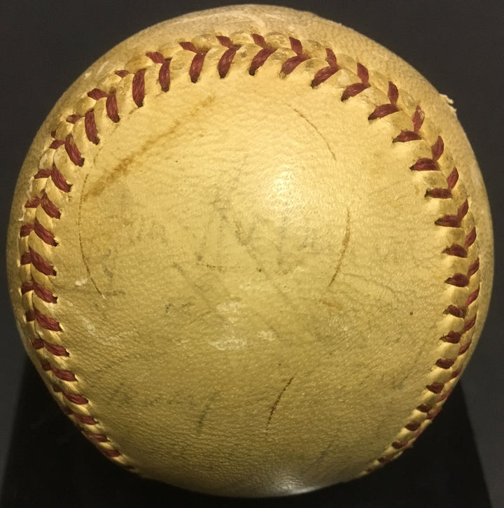 1964 NY Mets 1st team at Shea signed NL baseball 24 auto Casey Stengel CBM COA