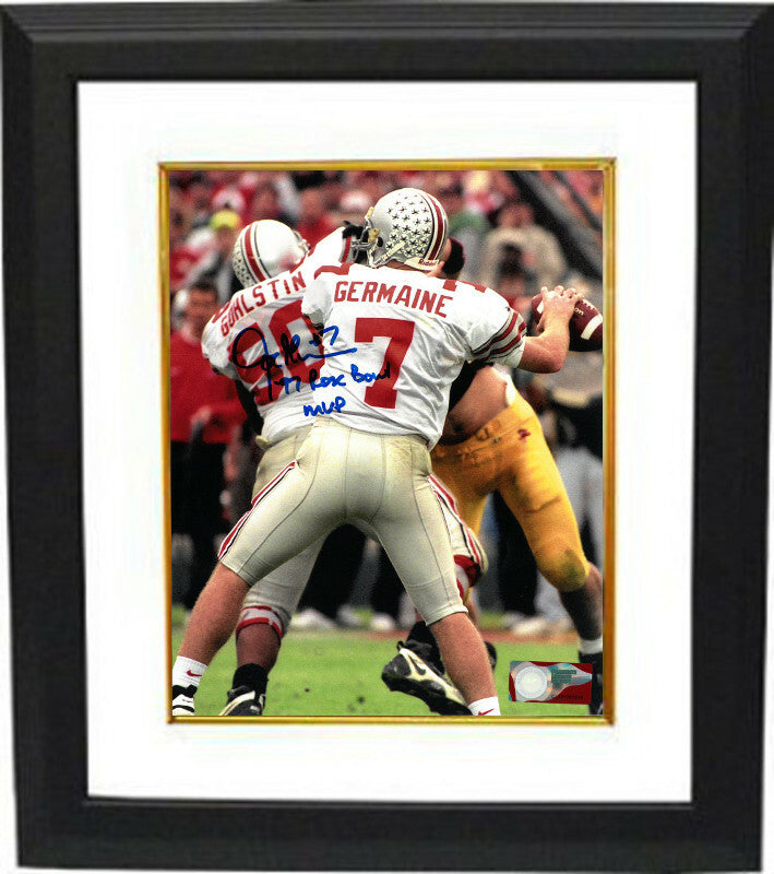 Joe Germaine signed Ohio State Buckeyes 8X10 Photo Framed '97 Rose Bowl MVP