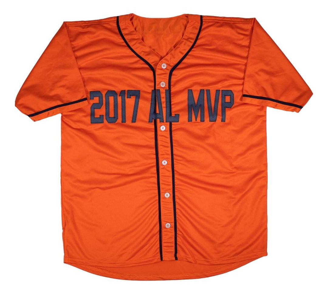 Jose Altuve Houston Signed Orange Baseball Jersey 17 AL MVP BAS