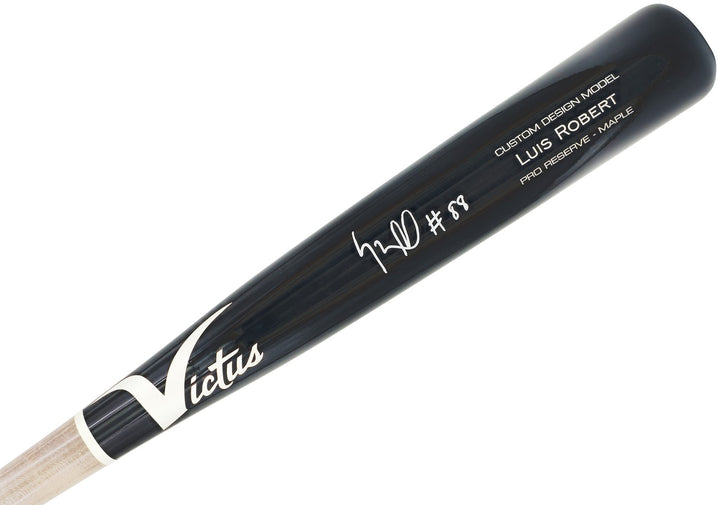 Luis Robert Jr Auto Black Gray Victus Player Model Baseball Bat Sox Beckett