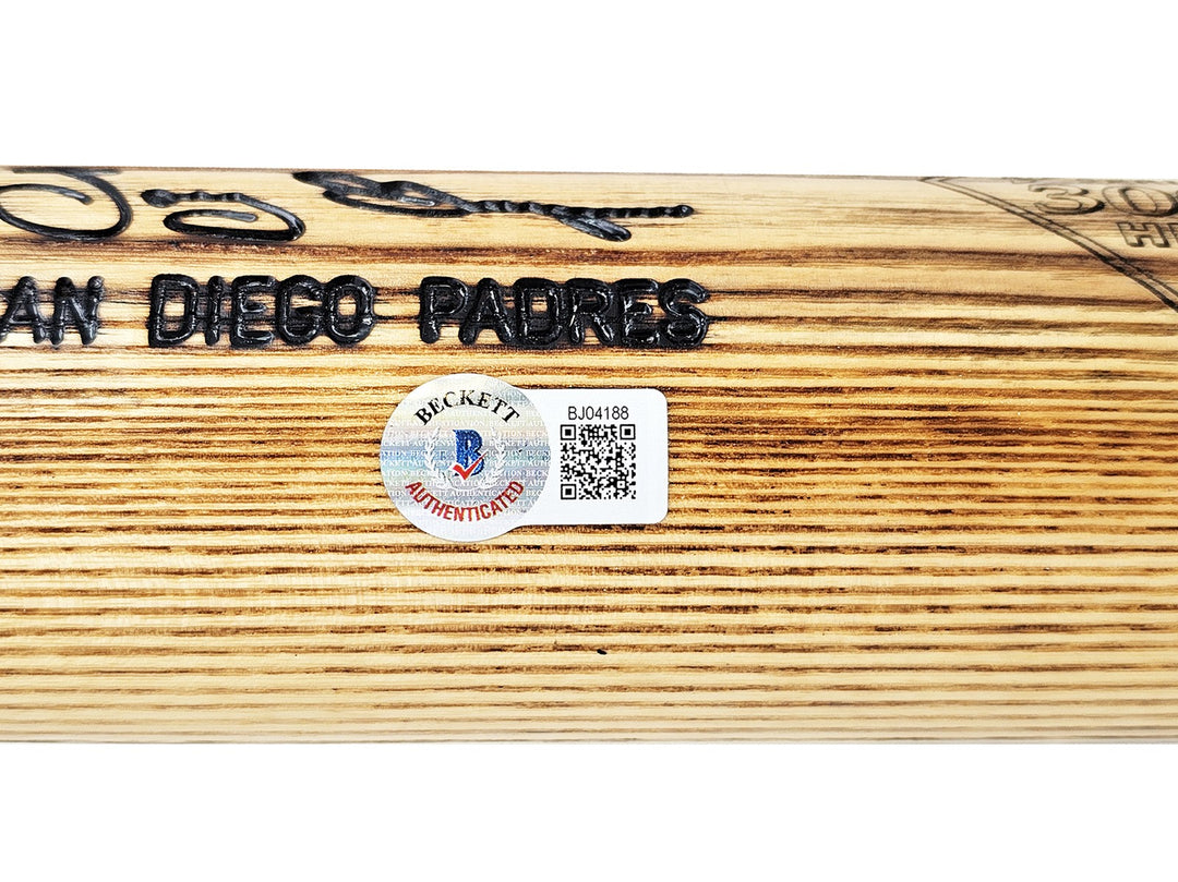 Tony Gwynn Signed Blonde L Slugger 3000th Hit Bat Padres #/3000 Beckett
