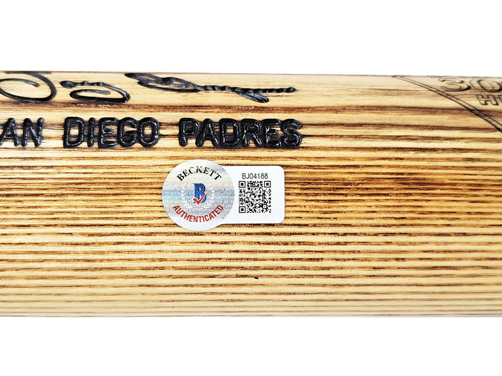 Tony Gwynn Signed Blonde L Slugger 3000th Hit Bat Padres #/3000 Beckett