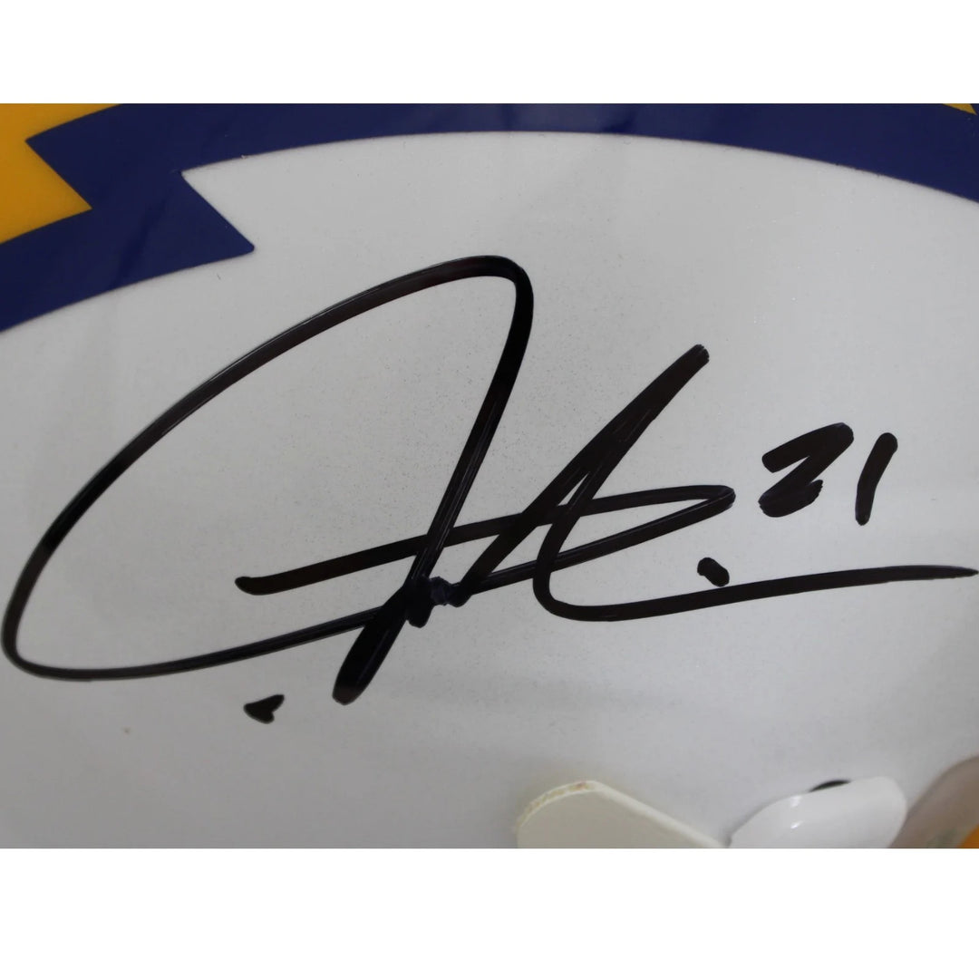 LaDainian Tomlinson Signed Los Angeles Chargers SpeedFlex Helmet Beckett 58499
