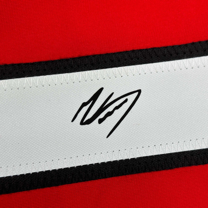 Facsimile Autographed Mohamed Mo Salah Liverpool FC Red Reprint Jersey Men's XL