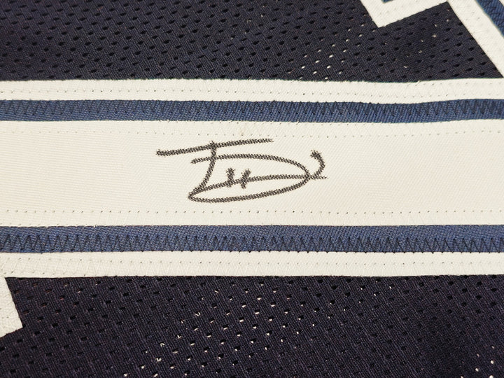 Dallas Cowboys Trevon Diggs Autographed Signed Blue Jersey PSA/DNA