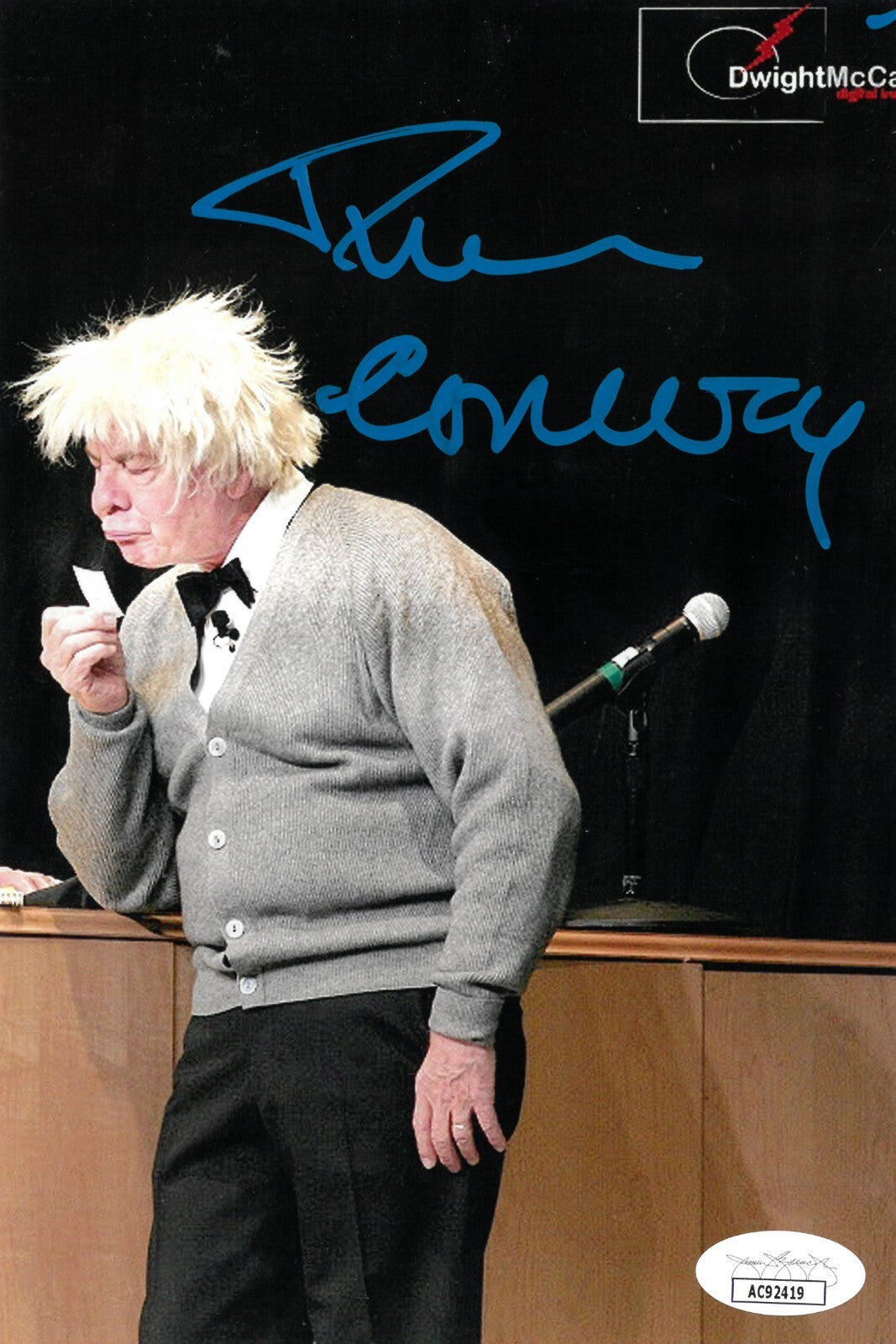 Tim Conway signed 5.25X8 The Carol Burnett Show Photo - JSA #AC92419