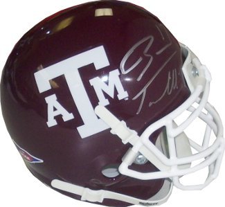 Ryan Tannehill signed Texas A&M Aggies Authentic Schutt NCAA Mini Helmet #17