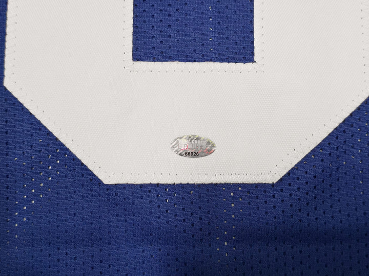 Seattle Seahawks Ernest Jones IV Autographed Signed Blue Jersey MCS Holo