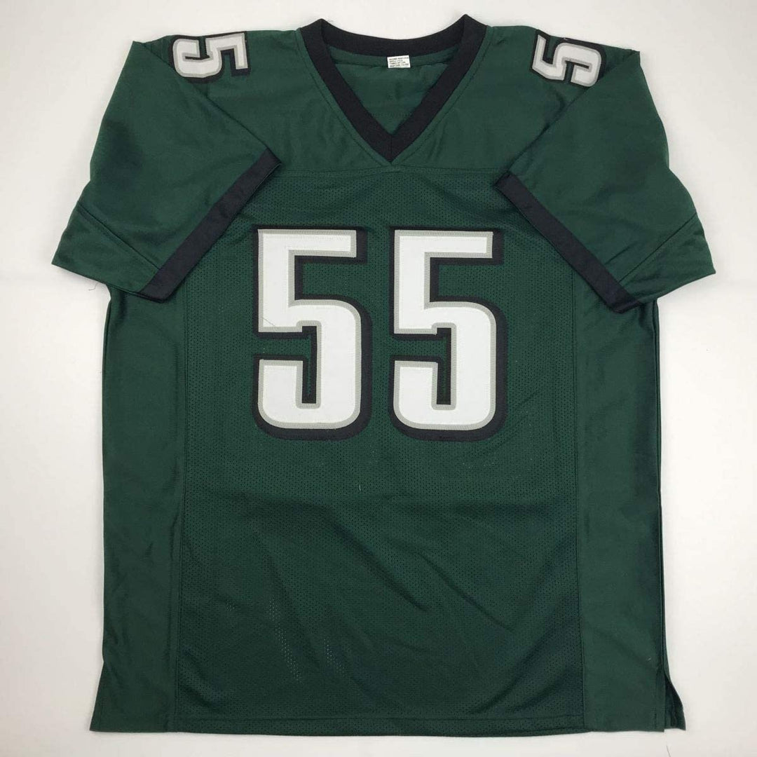 Autographed/Signed Brandon Graham Philadelphia Green Jersey Beckett BAS