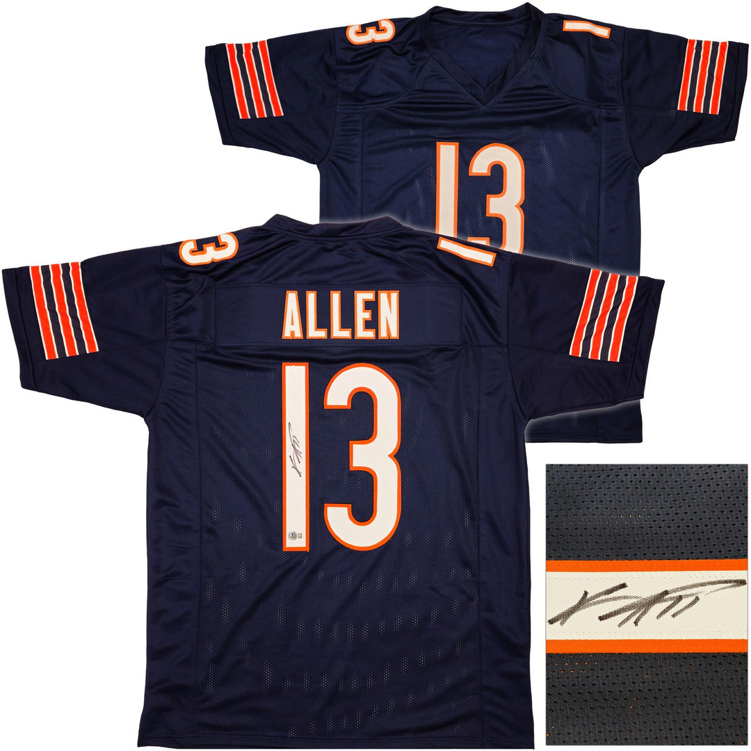 Chicago Bears Keenan Allen Signed Blue Jersey Beckett Witness